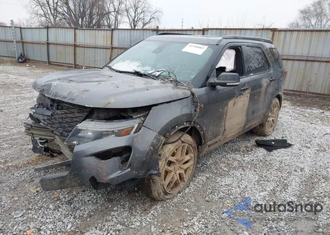 2018 Ford Explorer Sport from USA, damaged, VIN 1FM5K8GT3JGA12842